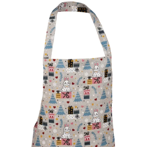 APRON “CHRISTMAS BUNNIES”